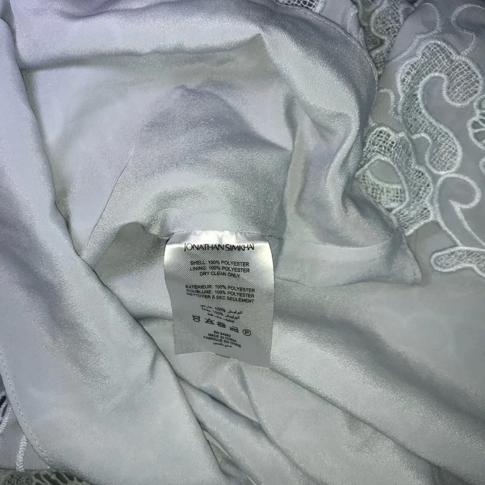 Jonathan Simkhai Anaise Mini Dress in Breeze Size 10
